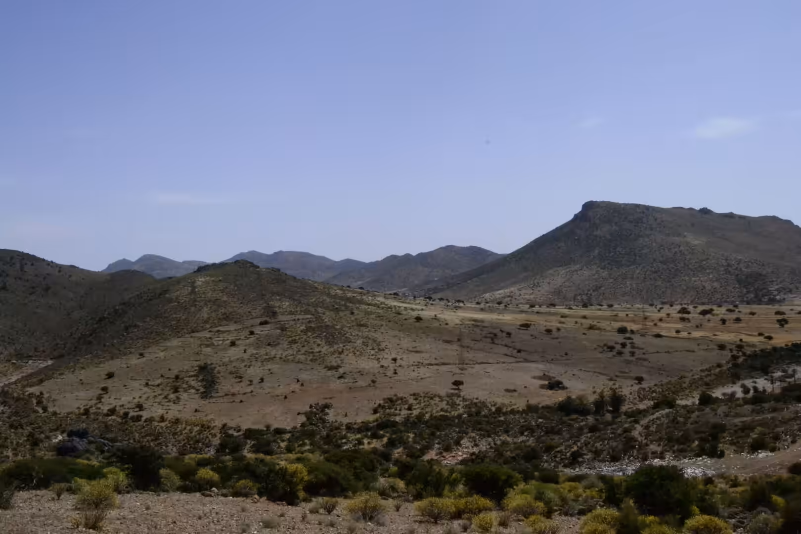 Arid hills in the Atlas Mountains
