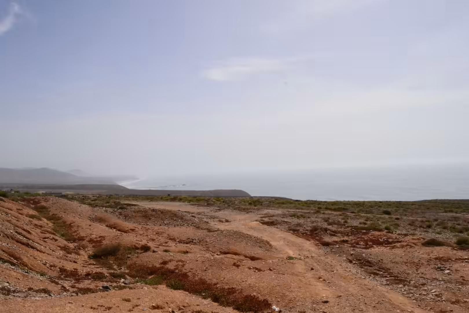 Coastal landscape along the Atlantic in Morocco
