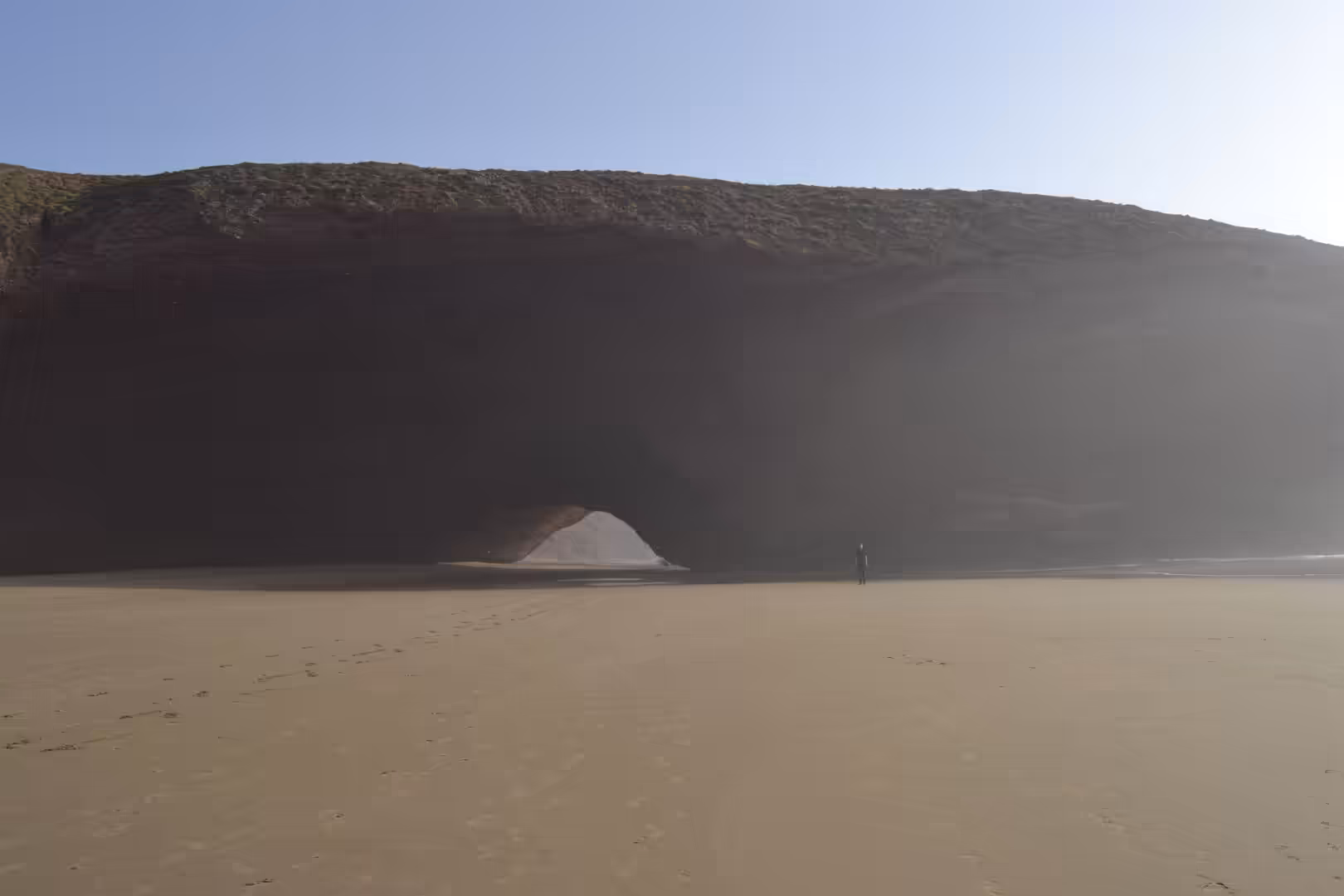 Natural sea arch on the Atlantic coast of Morocco