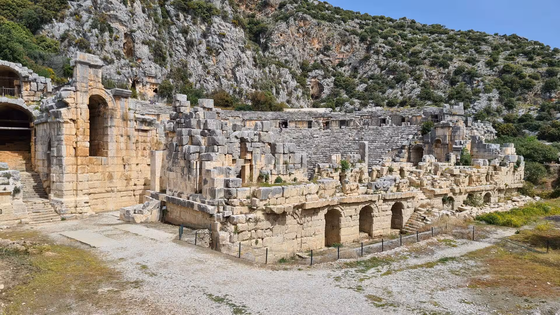 Ruined Stone Theater Against the Hillside, 2023