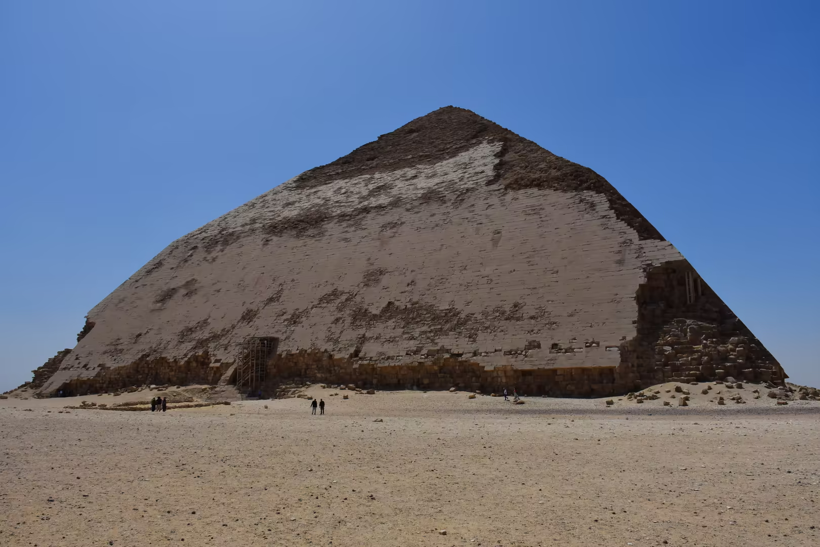 The Bent Pyramid of Dahshur with intact casing, 2025